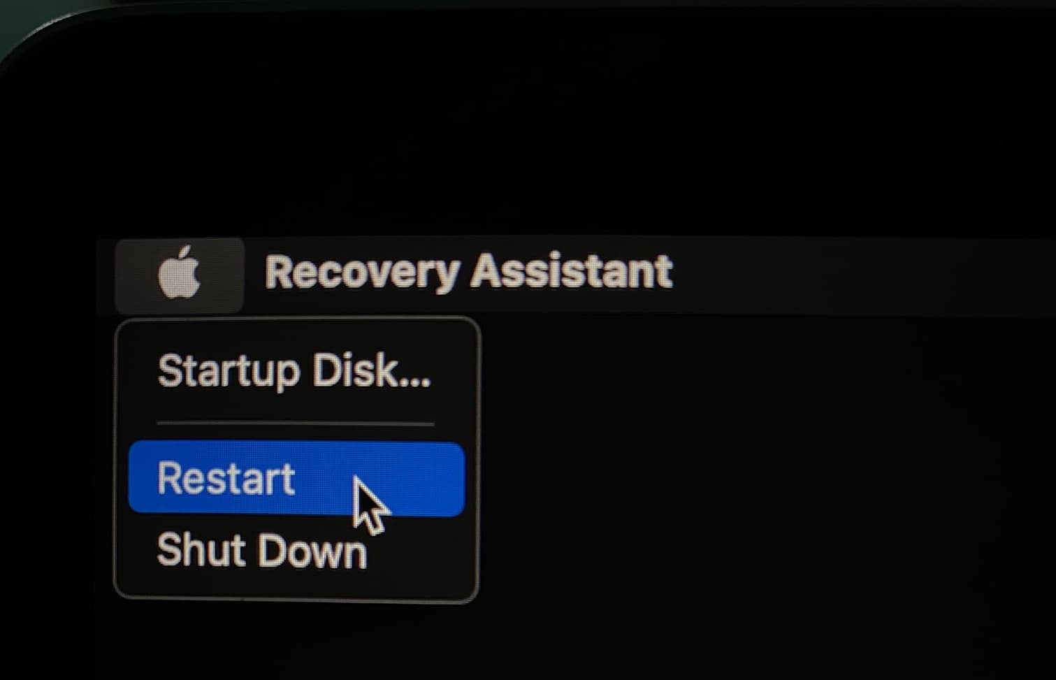 Esci dalla modalità di ripristino su Mac