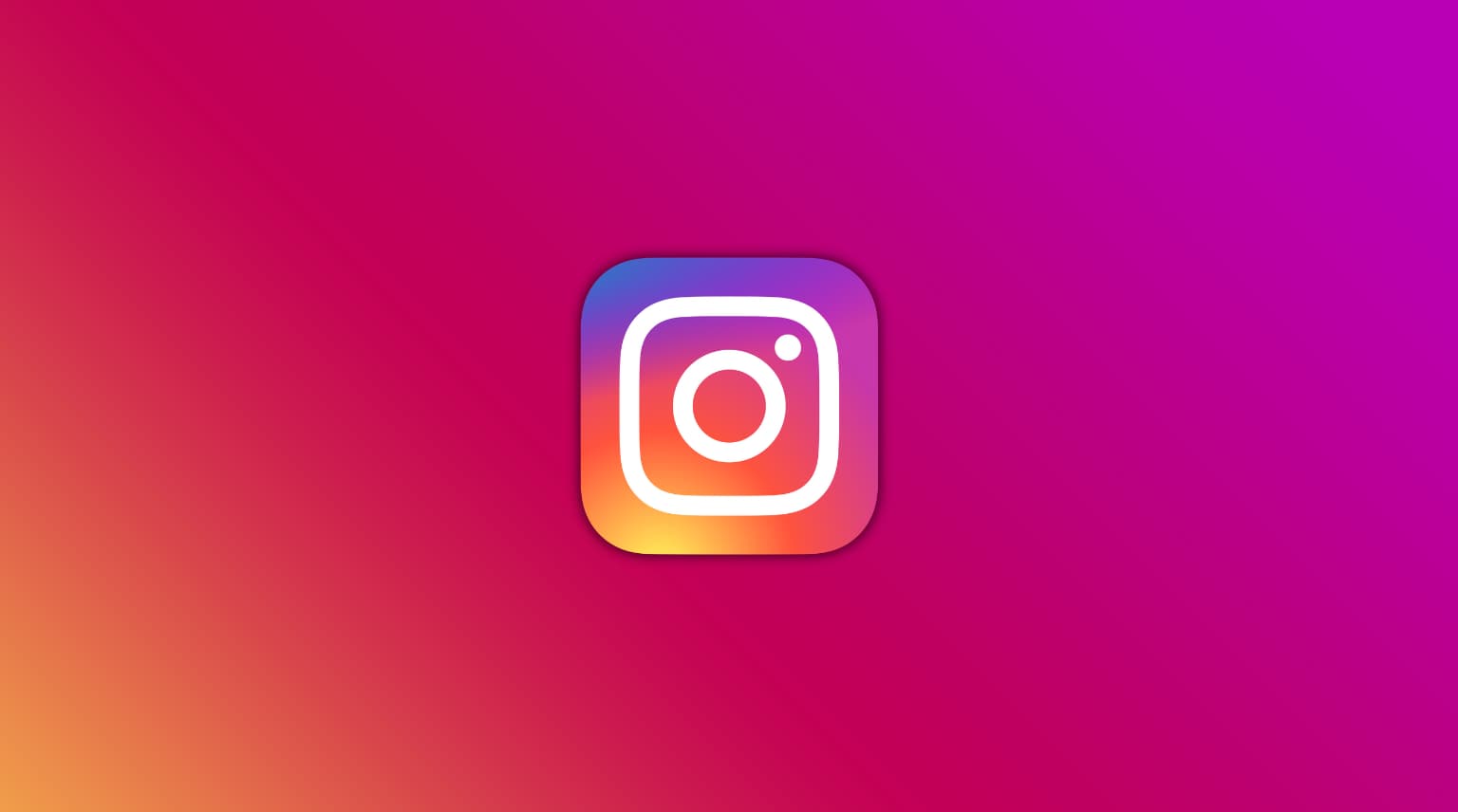 Logo Instagram di alta qualità su uno sfondo sfumato
