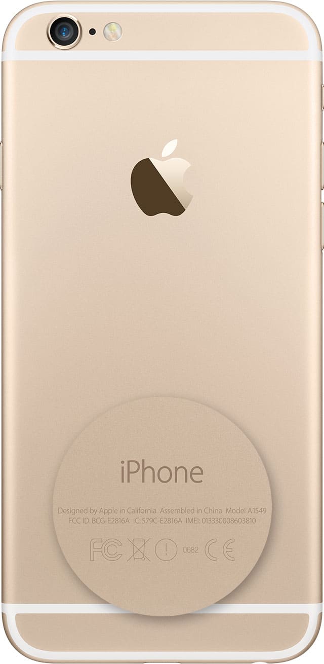 Numero di modello sul retro dell'iPhone