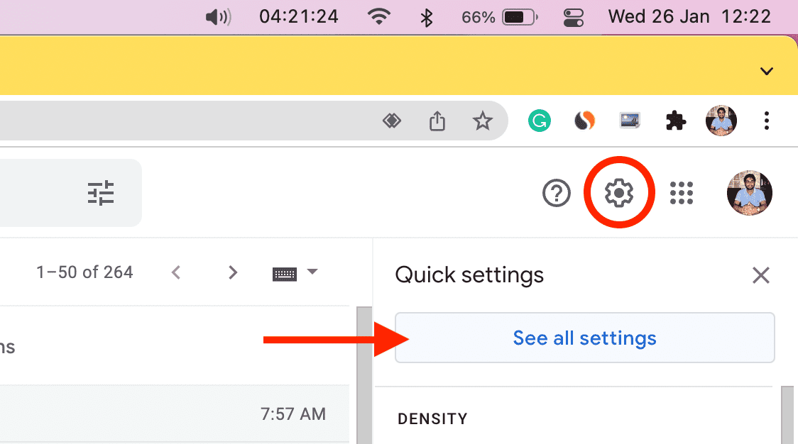 Vedi tutte le impostazioni Gmail