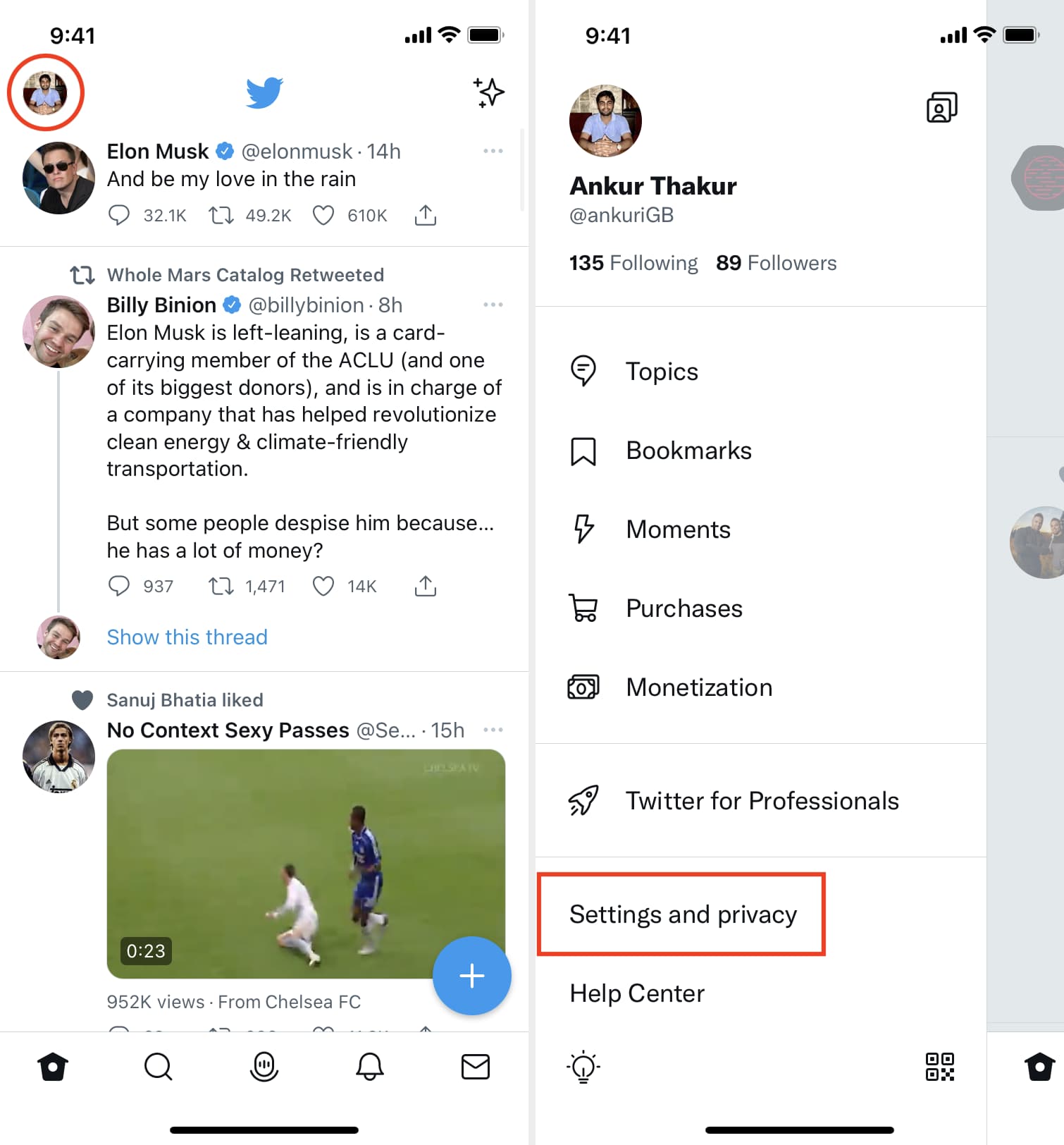 Impostazioni e privacy di Twitter