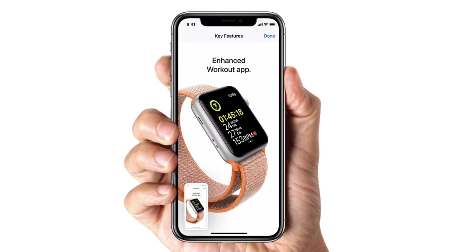 Schermata a pagina intera su iPhone
