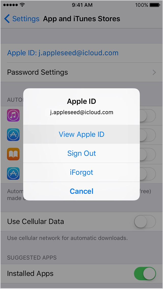iOS 9 App Store Visualizza ID Apple iPhone screenshot 001