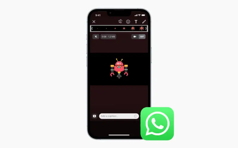 Come inviare brevi video o Live Photos come GIF su WhatsApp