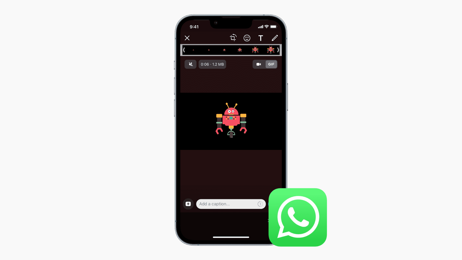 Come inviare video e Live Photo come GIF su WhatsApp