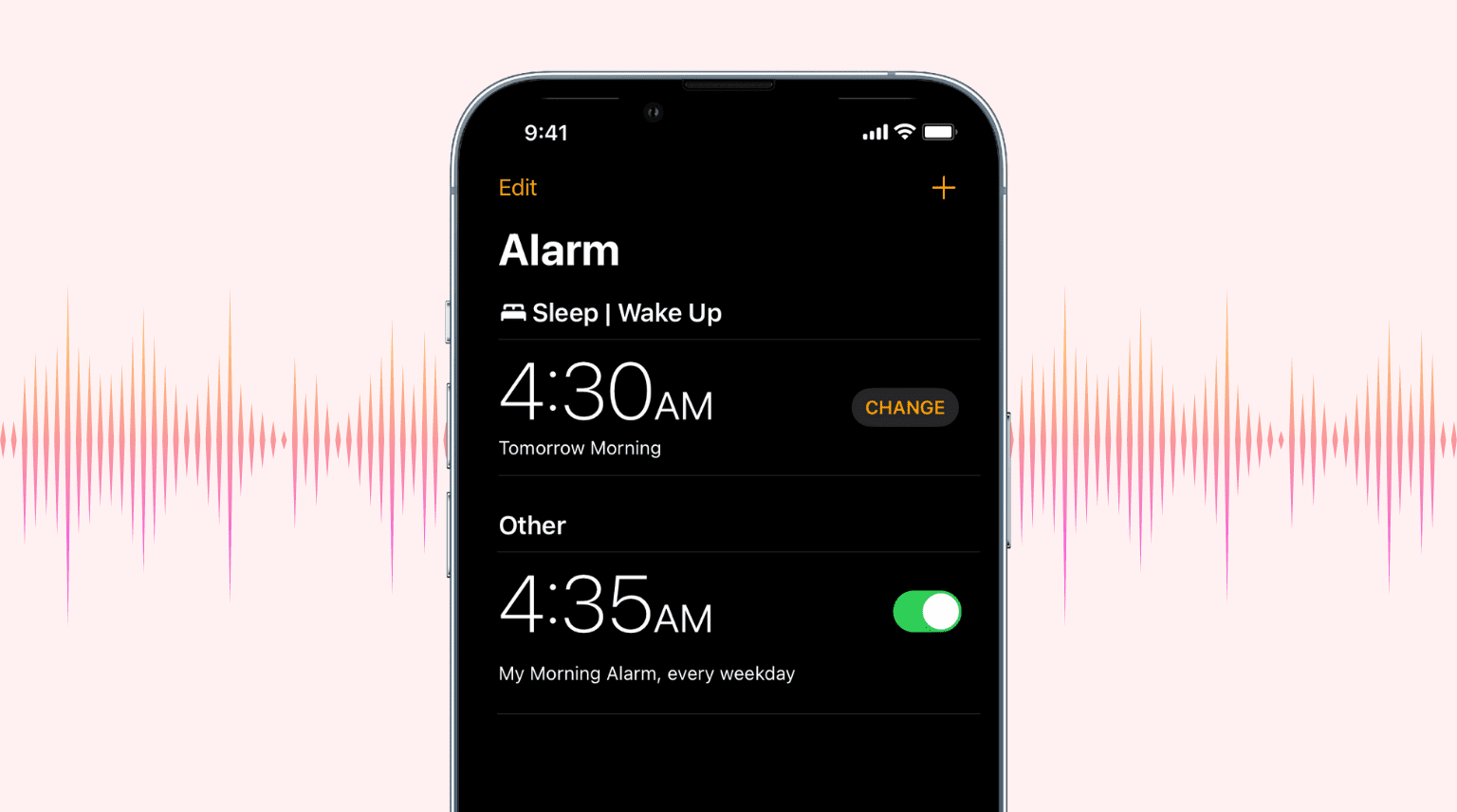 Regola il volume della sveglia su iPhone