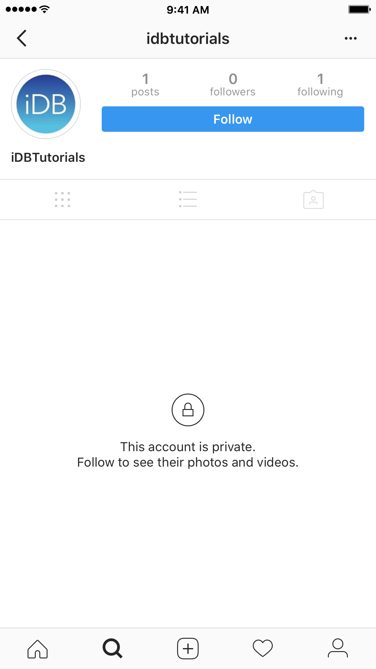 Questo account Instagram è privato