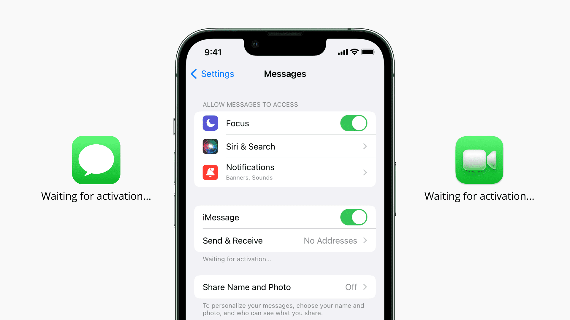 Risolto errore di attesa di attivazione in iMessage e FaceTime su iPhone