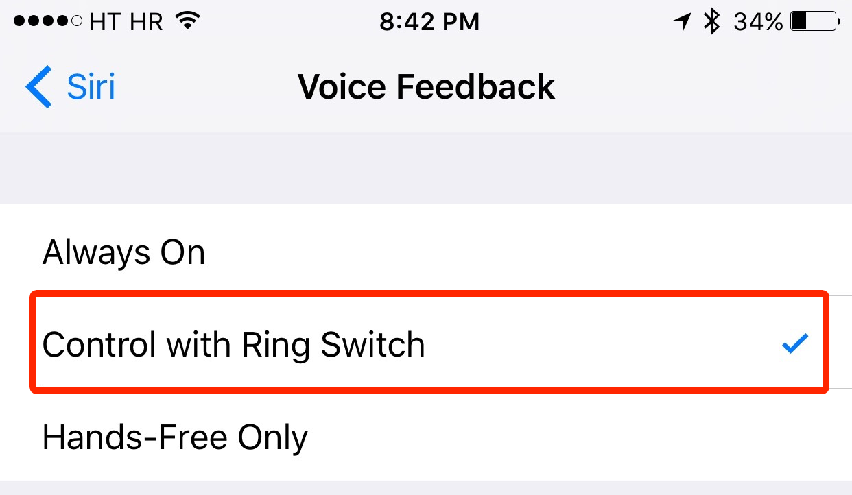 Impostazioni iOS 9 Siri Voice Feedback iPhone screenshot 002