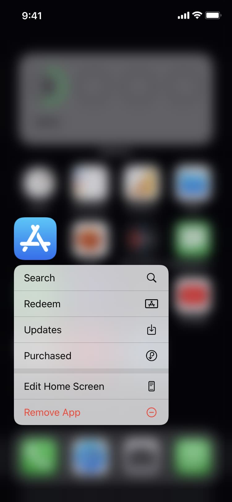 Accedi ai tuoi acquisti precedenti di app utilizzando l'azione rapida dell'App Store
