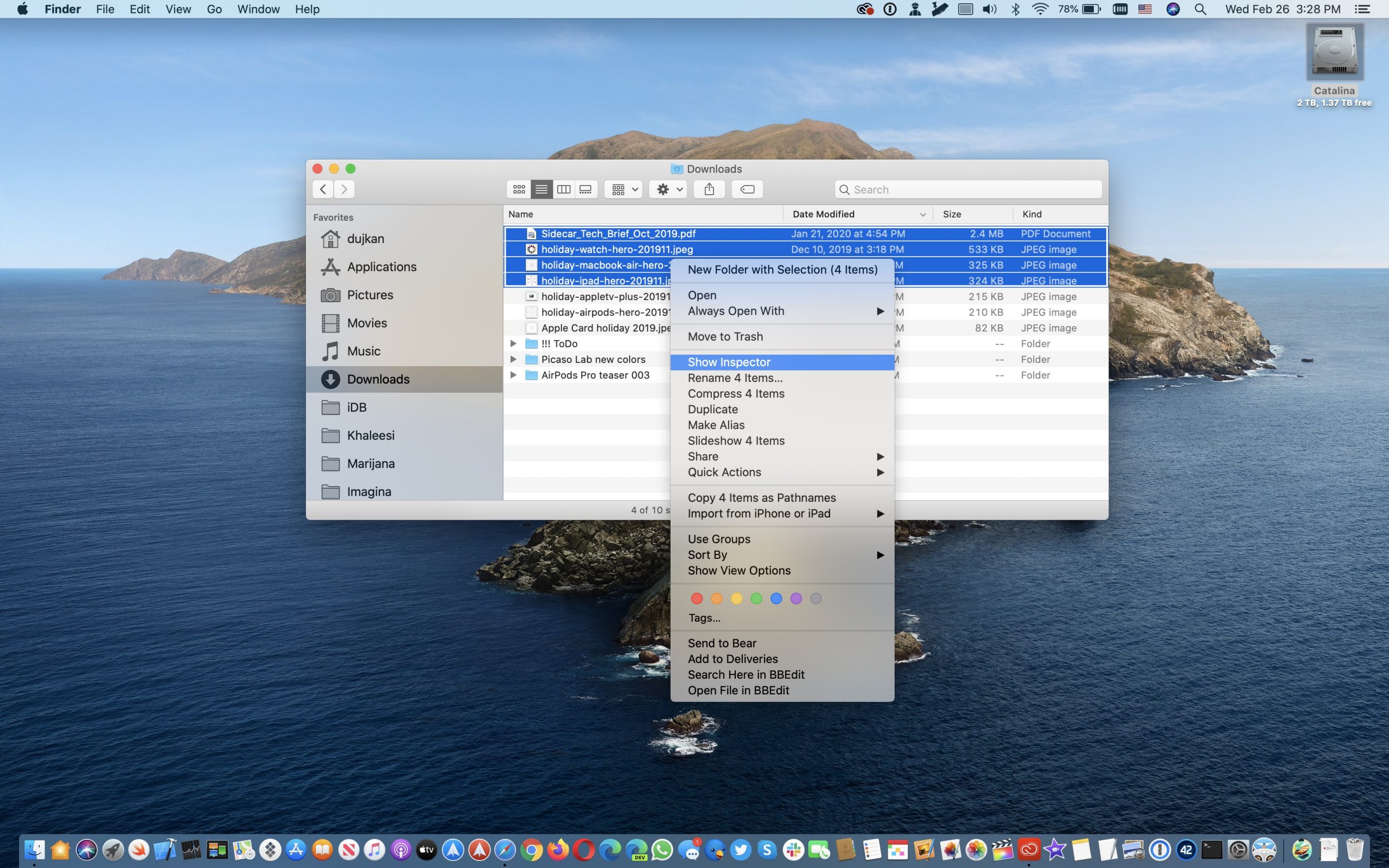 Fare clic con il pulsante destro del mouse su Mac