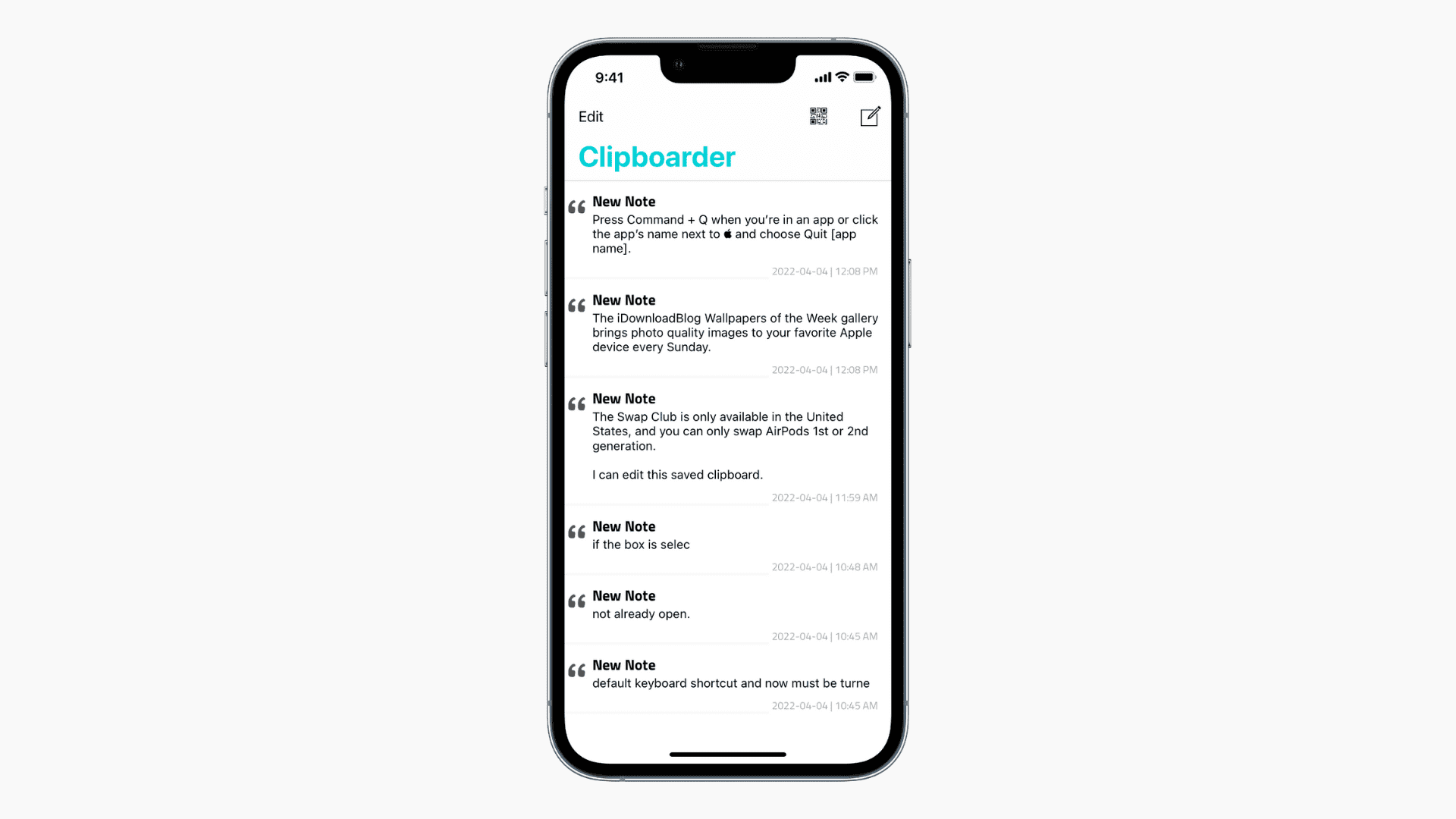 Come accedere agli appunti su iPhone