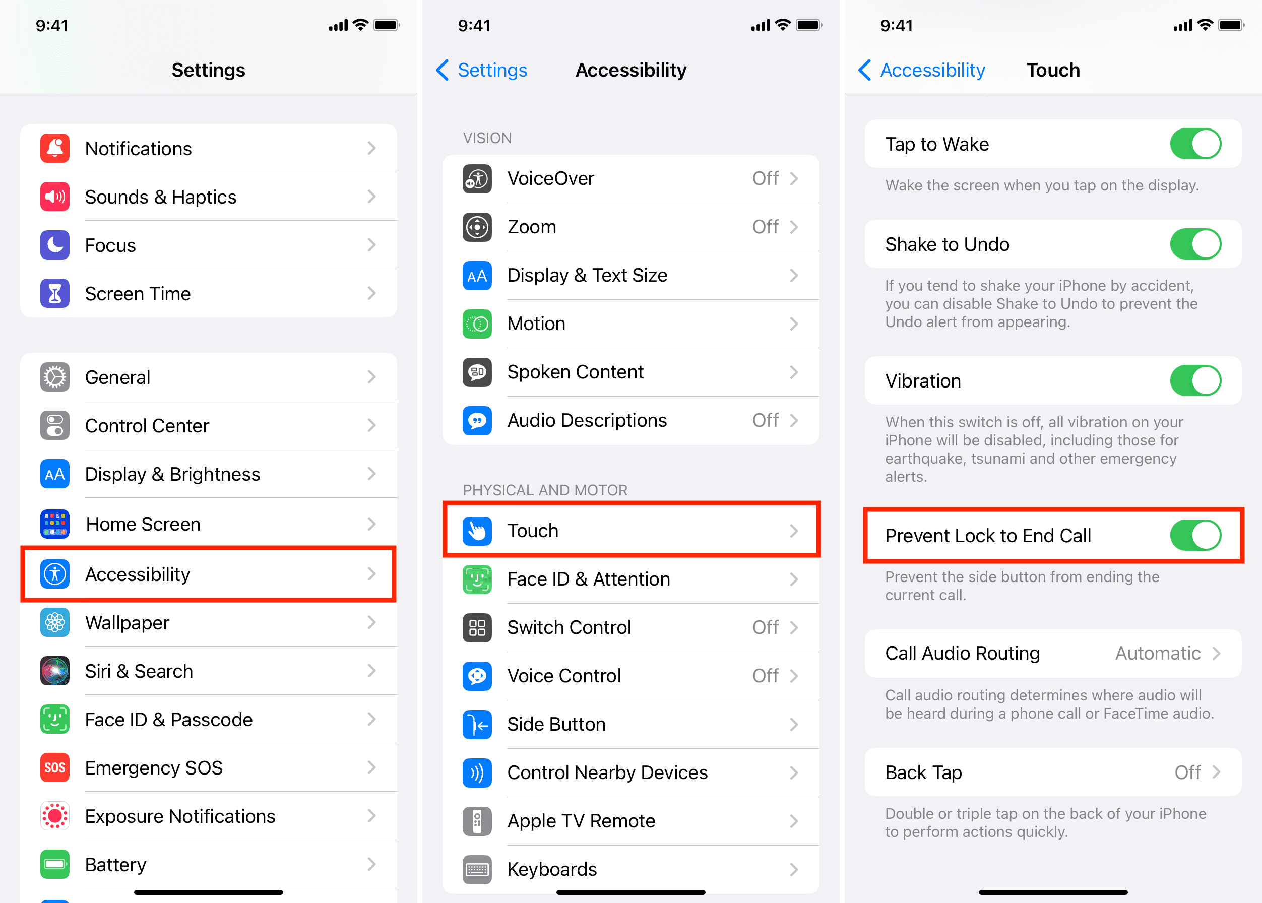 Impedisci al pulsante laterale di terminare la chiamata corrente su iPhone