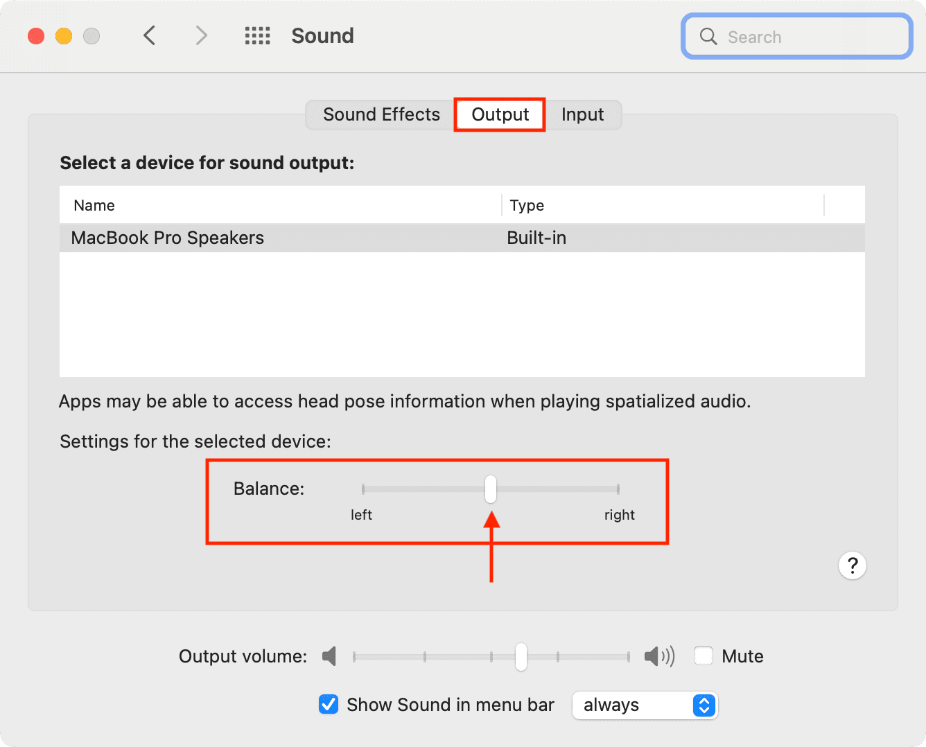 Imposta il bilanciamento perfetto dell'uscita audio per gli AirPod sinistro e destro sul Mac