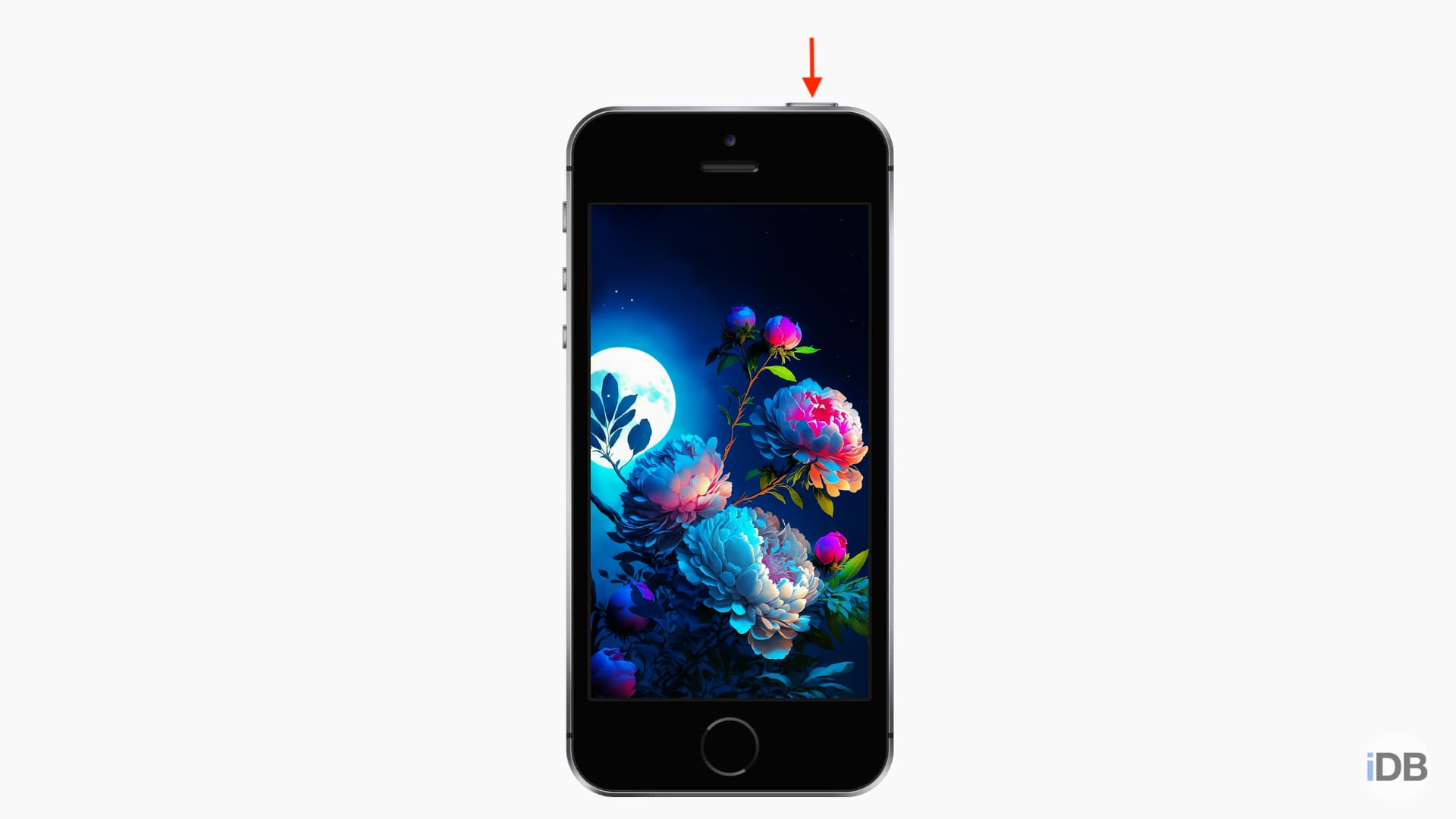 Spegni iPhone con il pulsante superiore