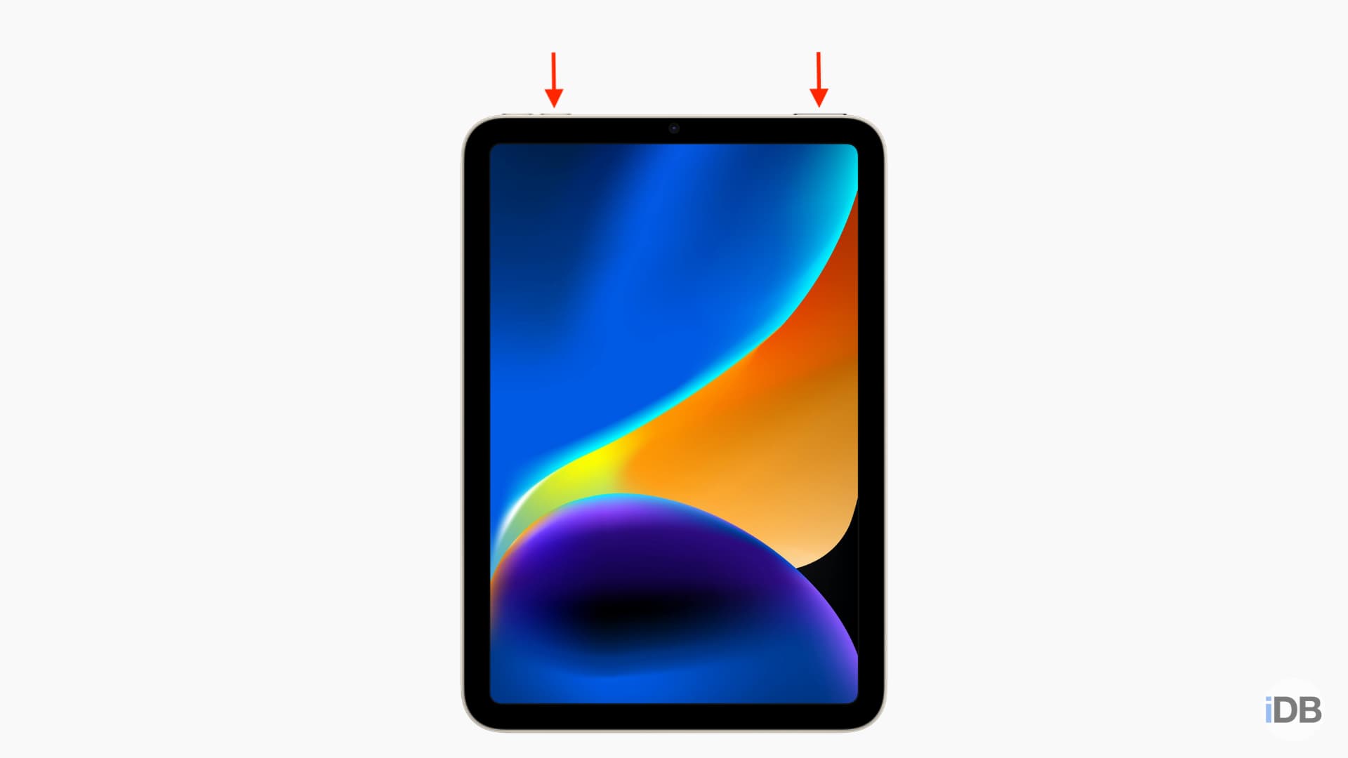 Spegni iPad con il pulsante Top Touch ID