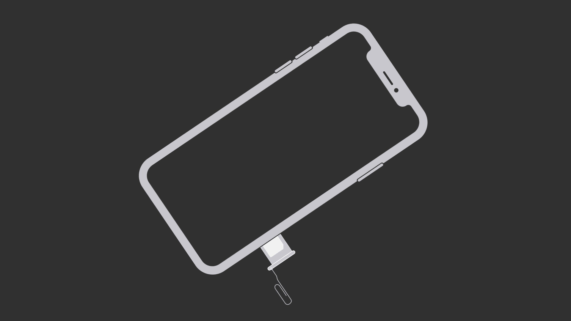 Espelli la scheda SIM dell'iPhone assicurandoti che l'acqua non penetri all'interno del dispositivo
