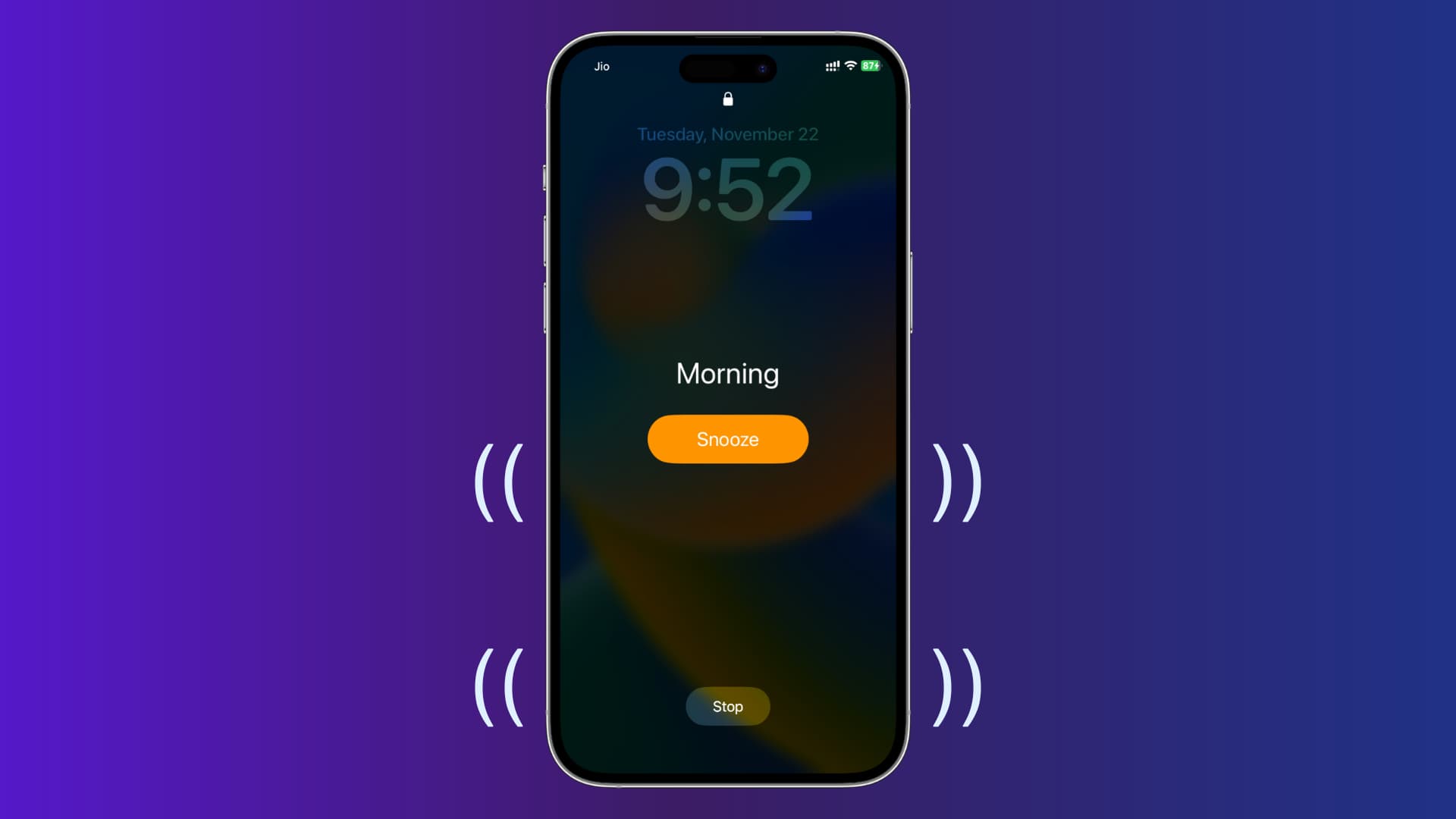 Sveglia a vibrazione su iPhone che non emette alcun suono